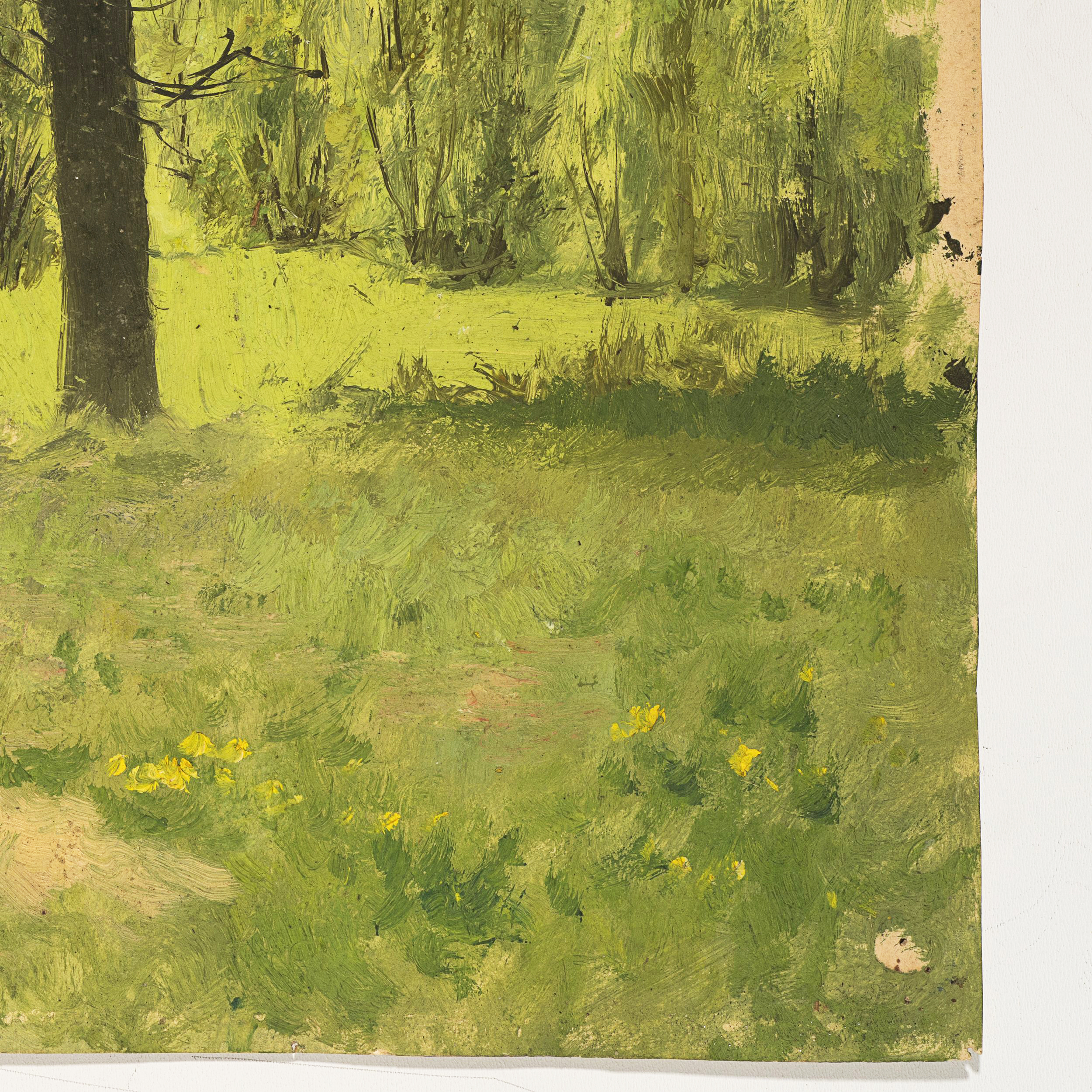 Baumlandschaft im Frühling