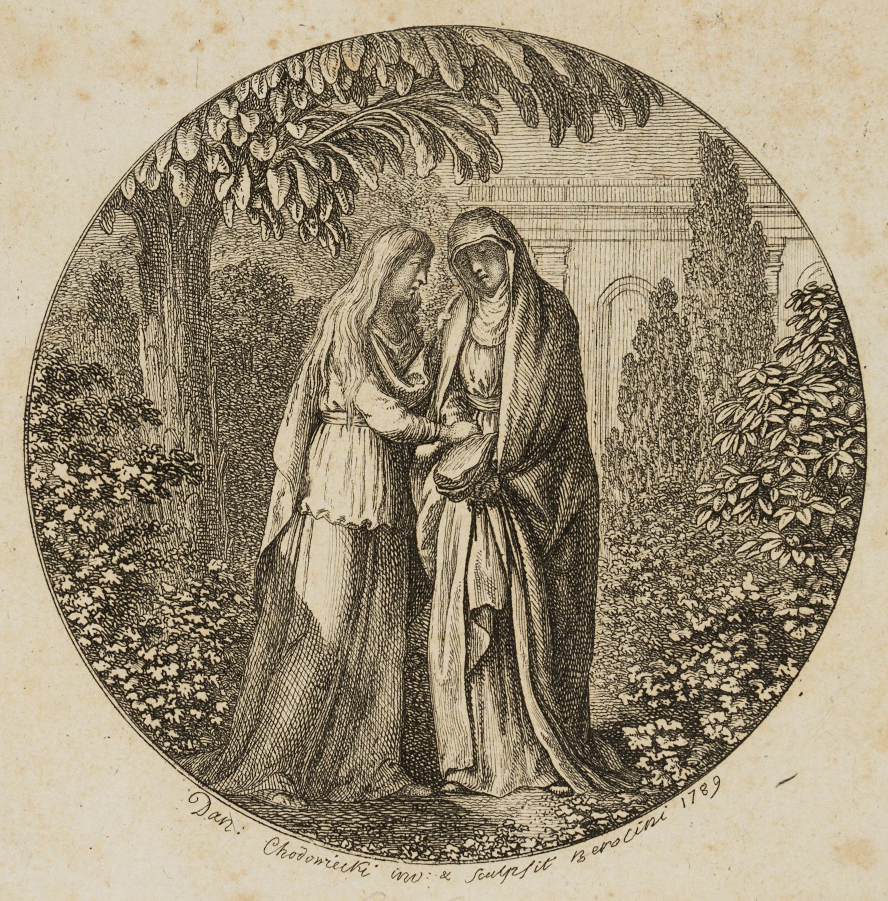 Maria trifft auf die Frau des Pontius Pilatus
