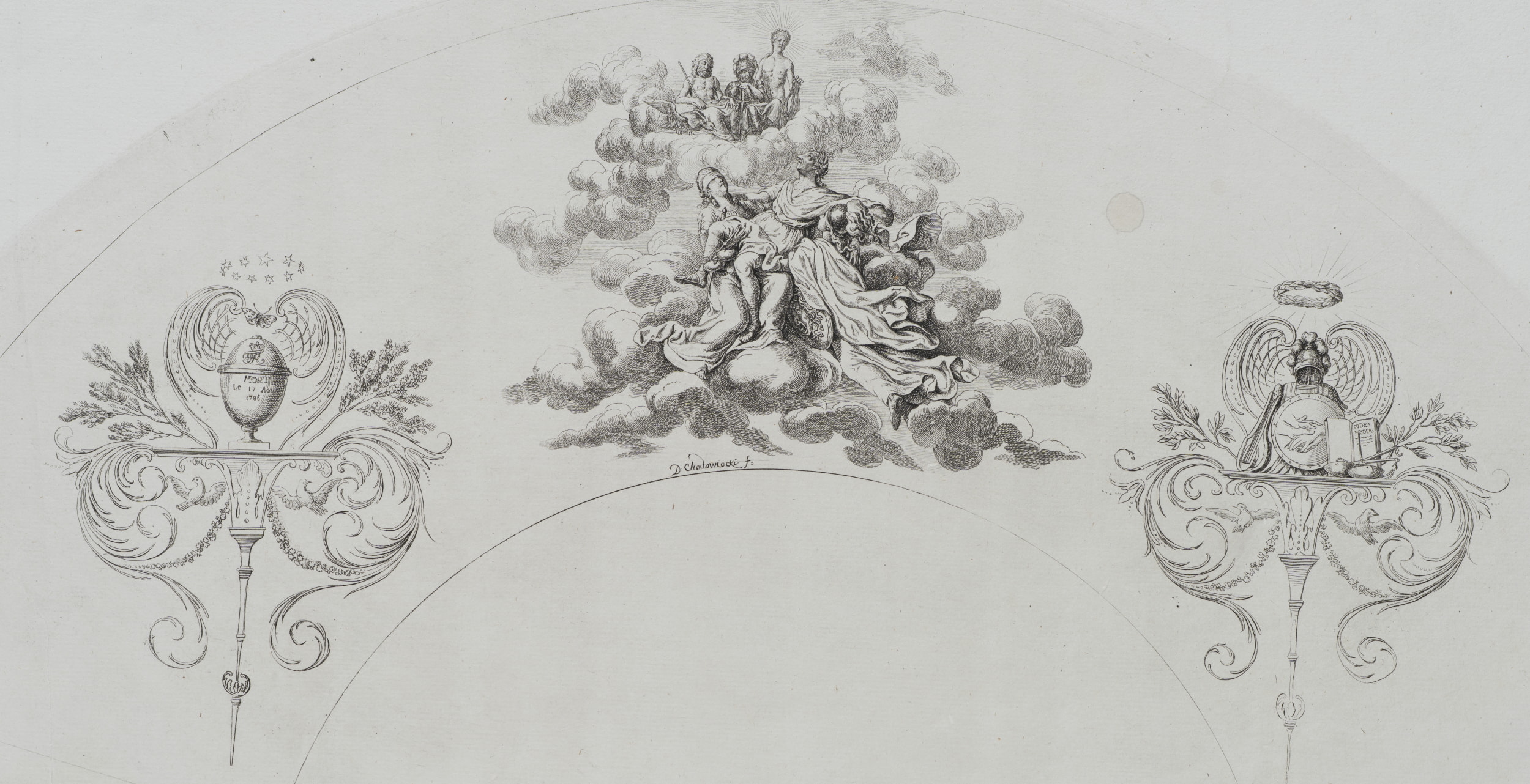 Apotheose König Friedrich's II (oder der zweite Fächer)