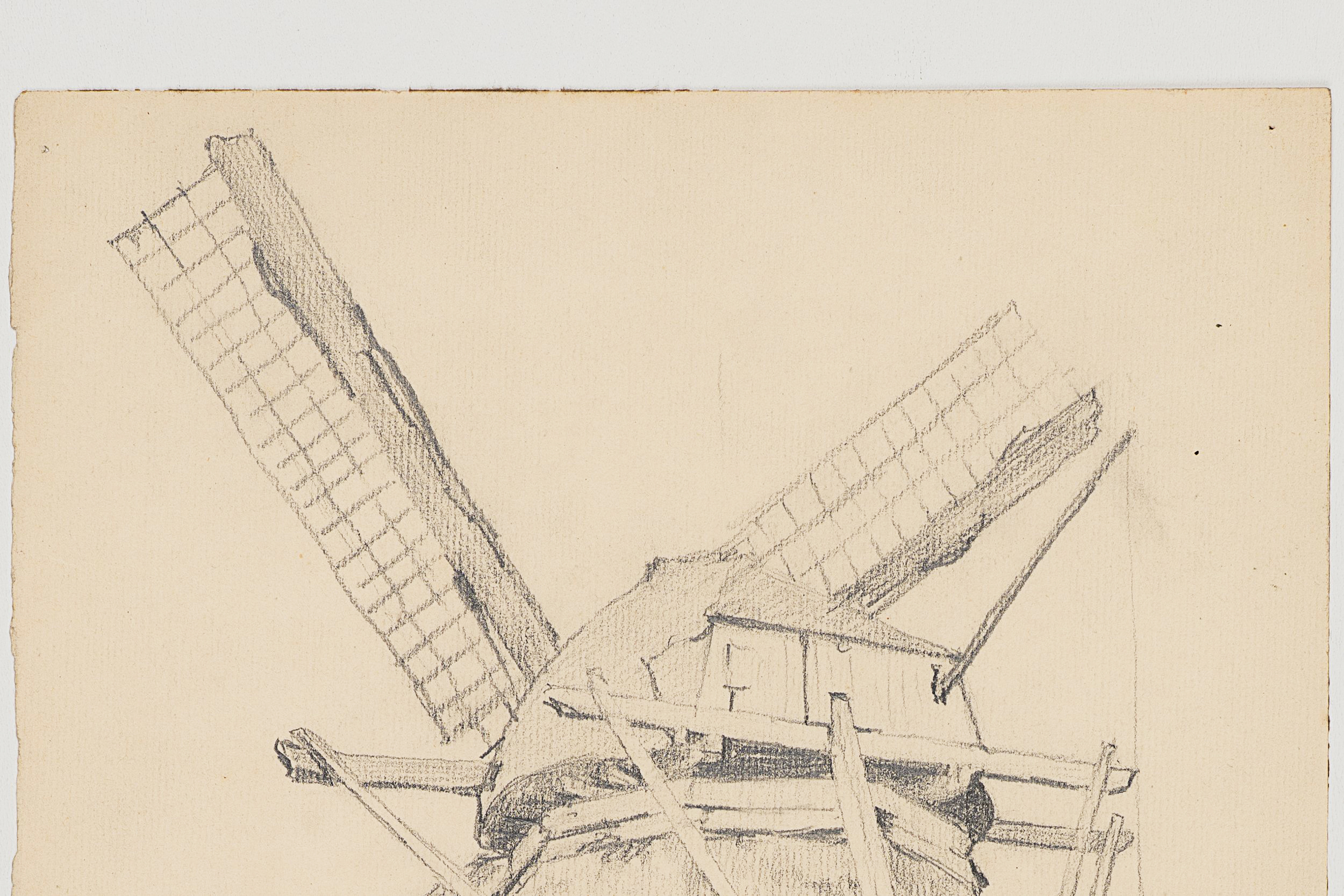 Studie einer Mühle auf Amrum