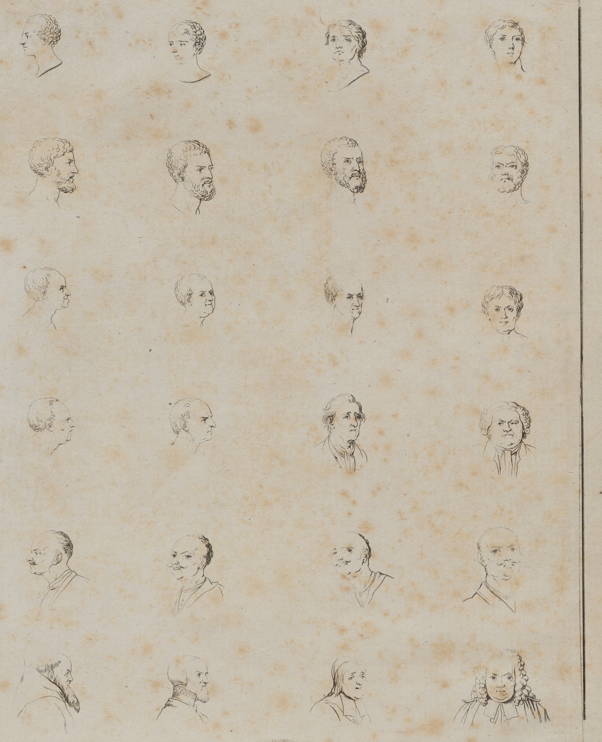 48 männliche Köpfe zu Lavater's physiognomischen Fragmenten