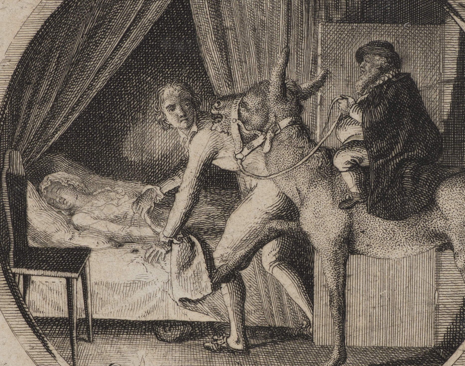 Illustration zu "Der Bieresel. Ein sächsisches Volksmärchen"