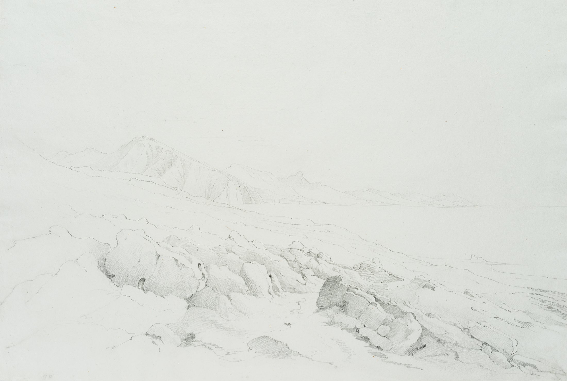 Italienische Küstenlandschaft