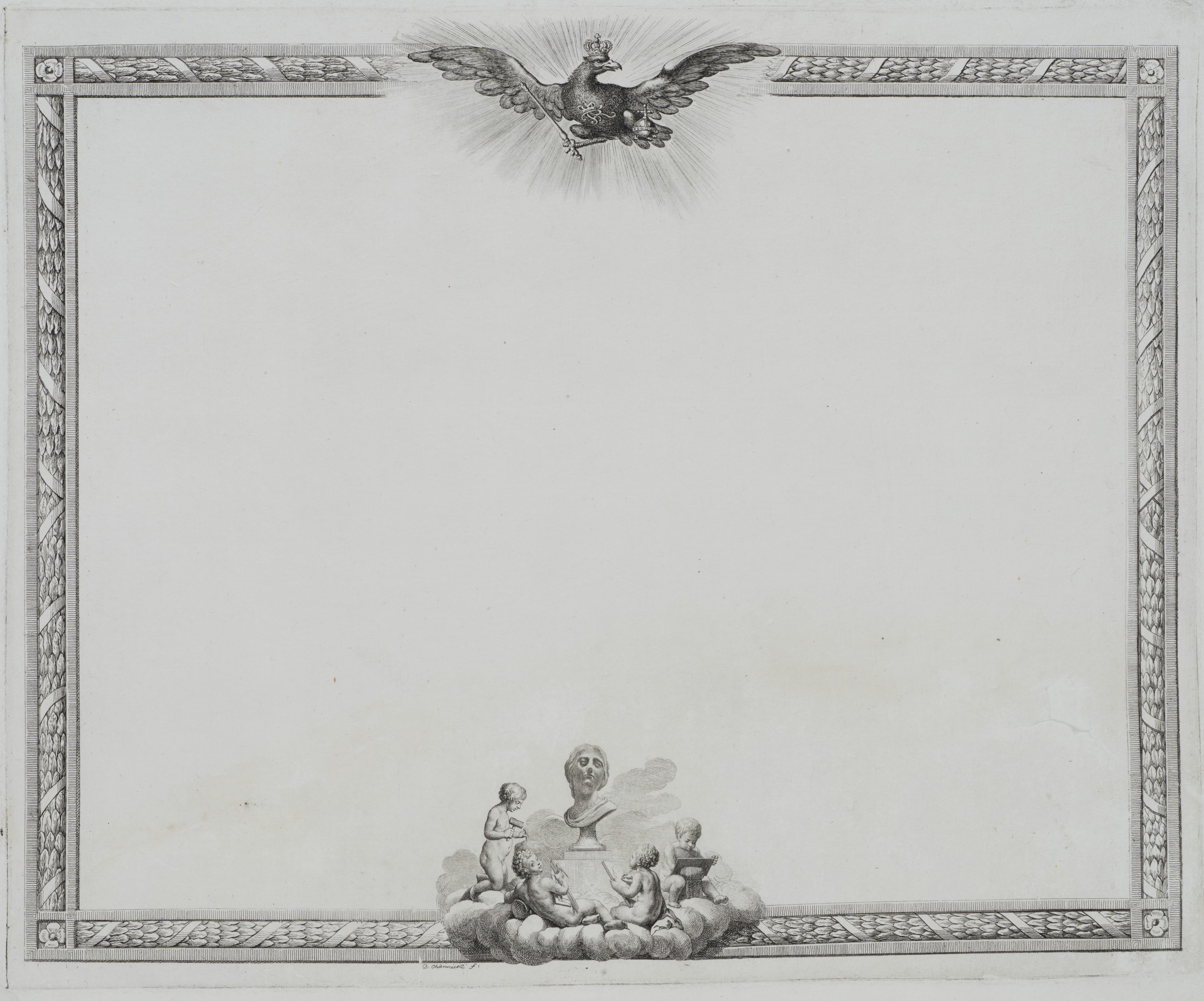 Blanquet zu den Patenten der Königlichen Academie der Künste zu Berlin