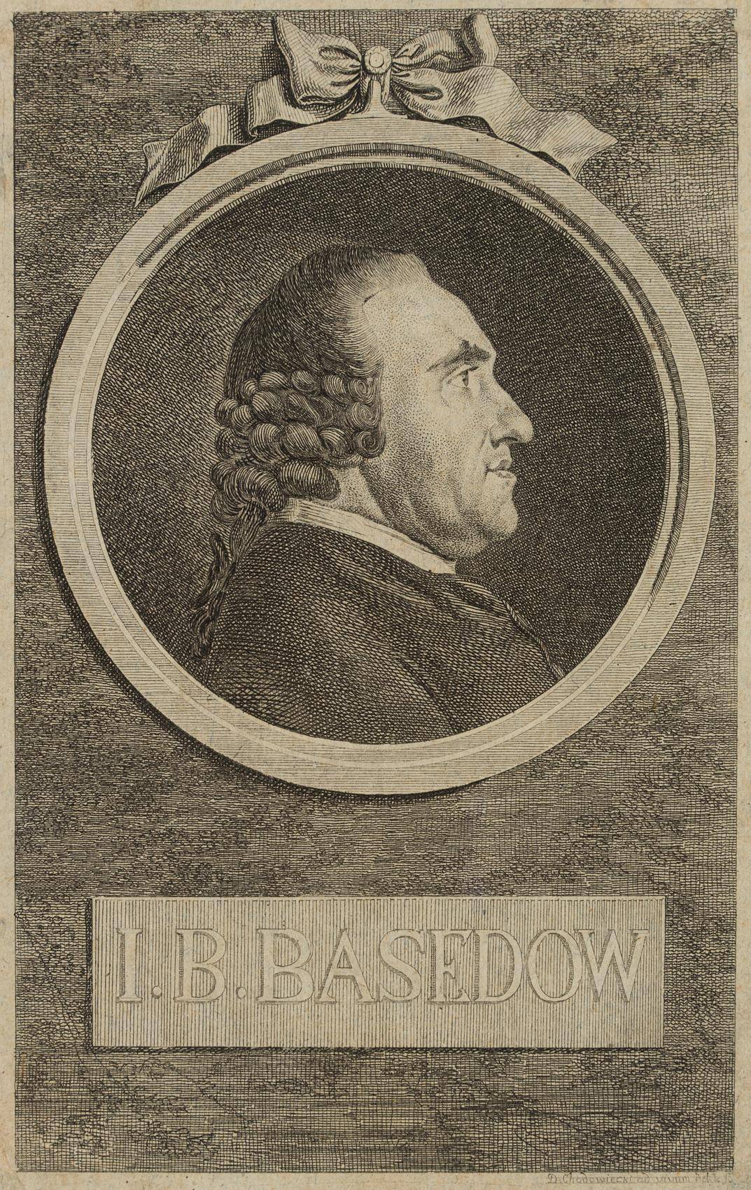 Portrait von Johann Bernhard Basedow