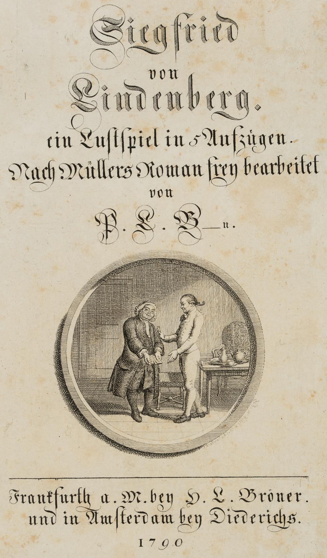 Titel-Vignette zu Bunsens Siegfried von Lindenberg