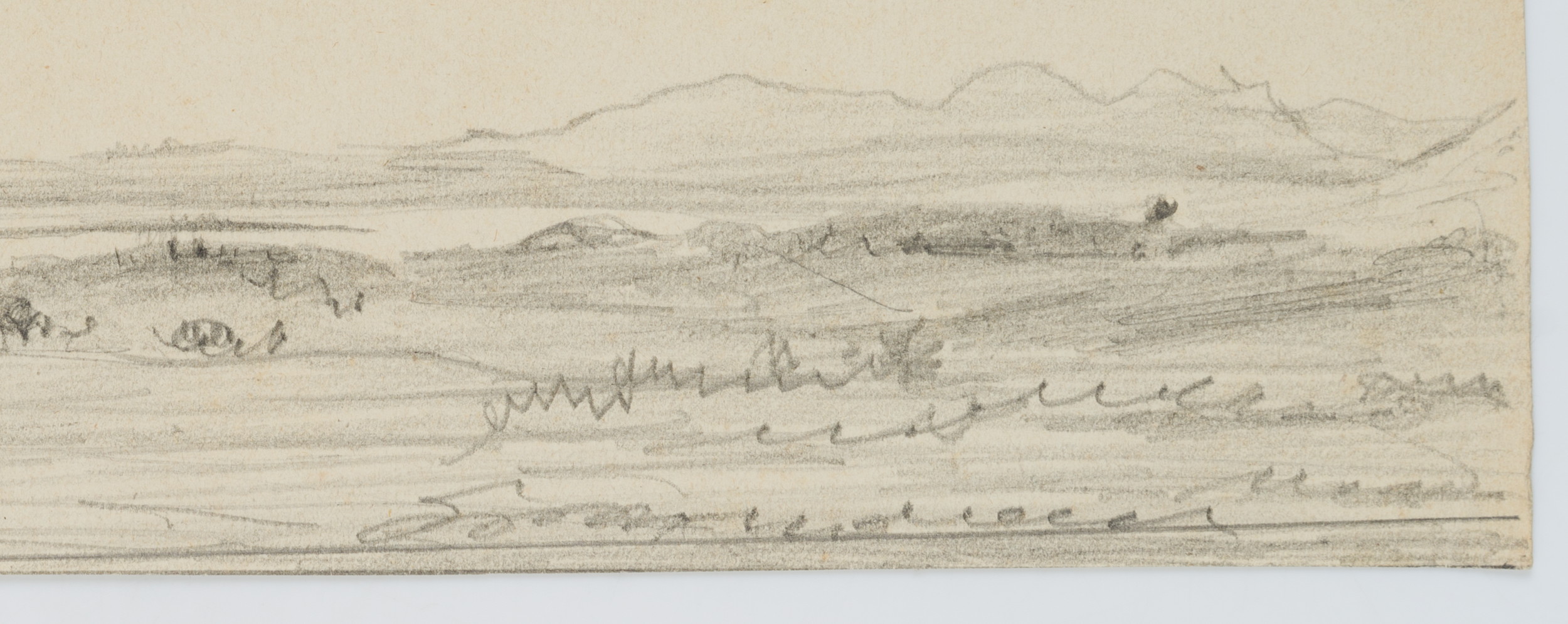 Landschaft mit Gebirgszügen