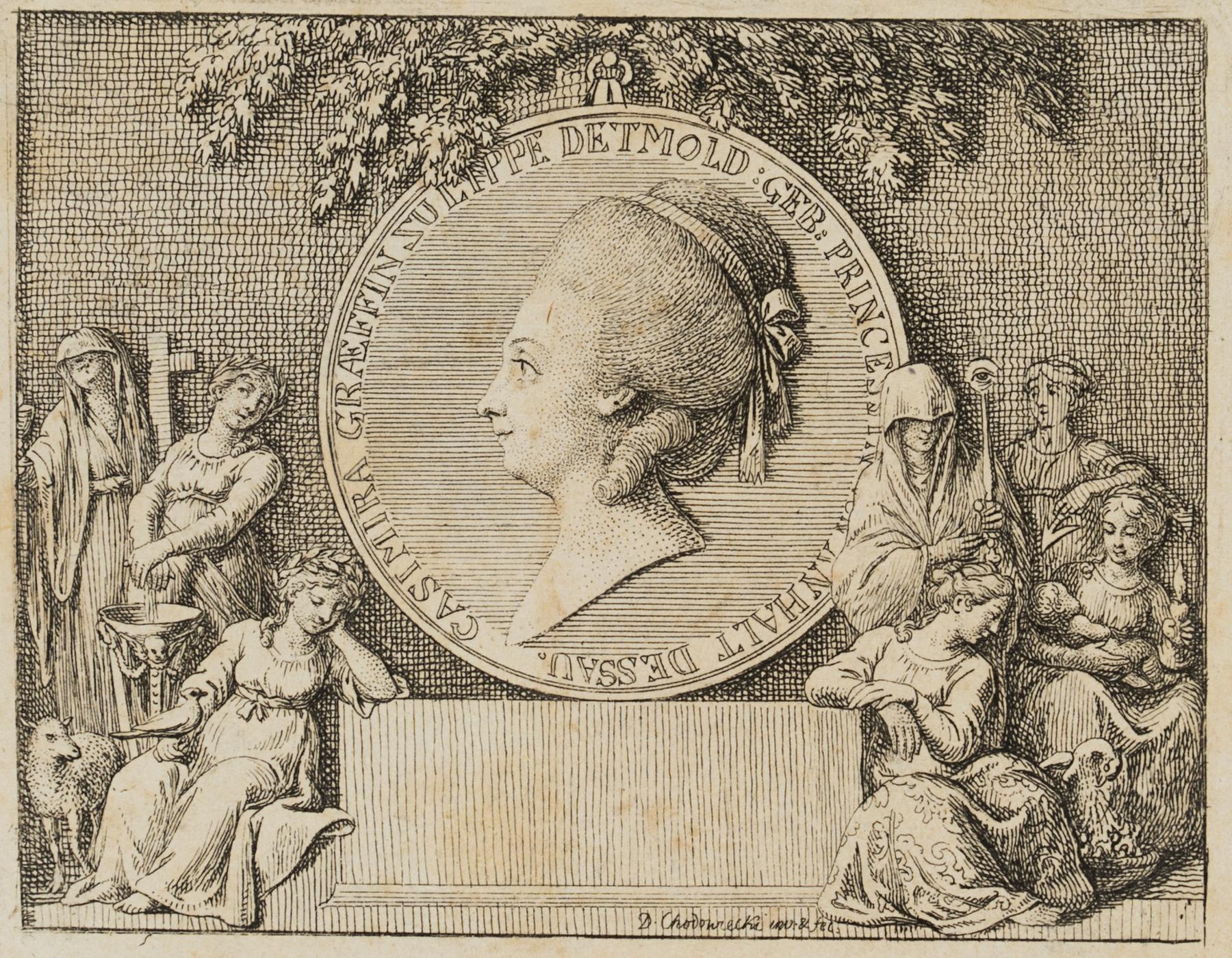 Porträt der Fürstin Casimira von Lippe-Detmold