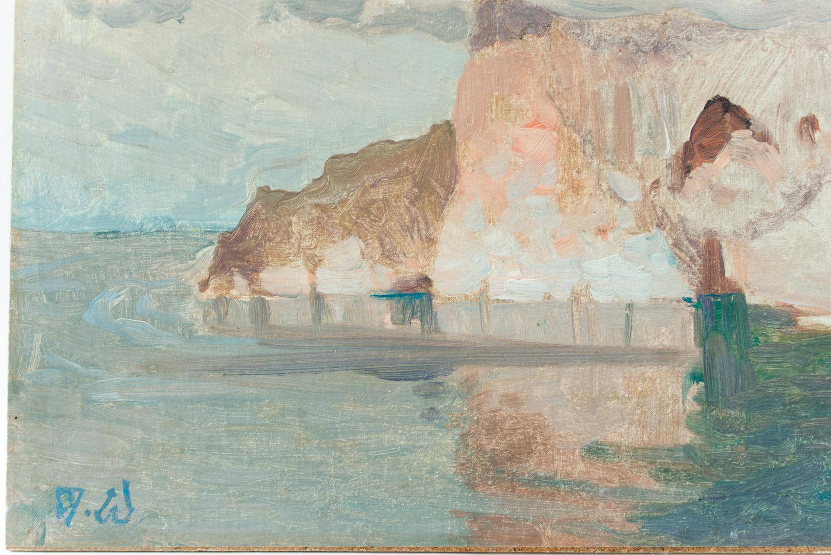 Steilküste auf Capri mit Kalksteinfelsen