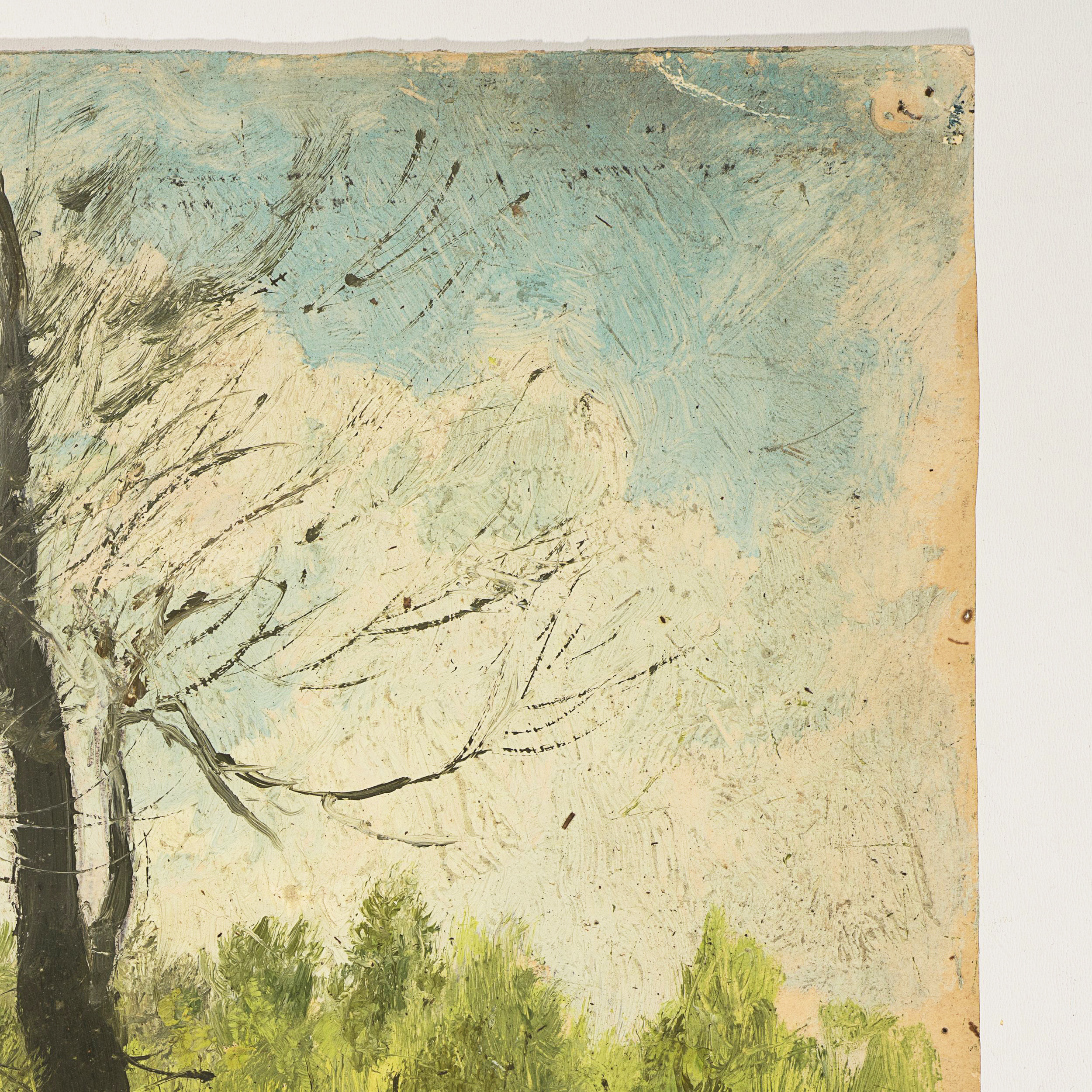 Baumlandschaft im Frühling