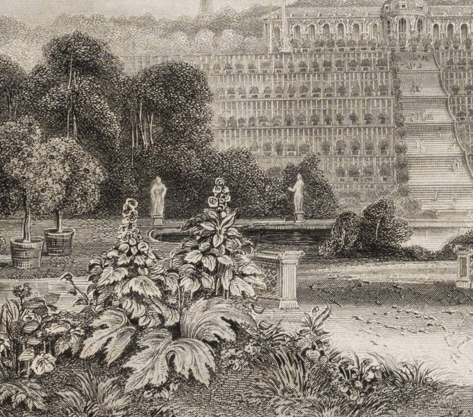 Ansicht von Sanssouci bei Potsdam