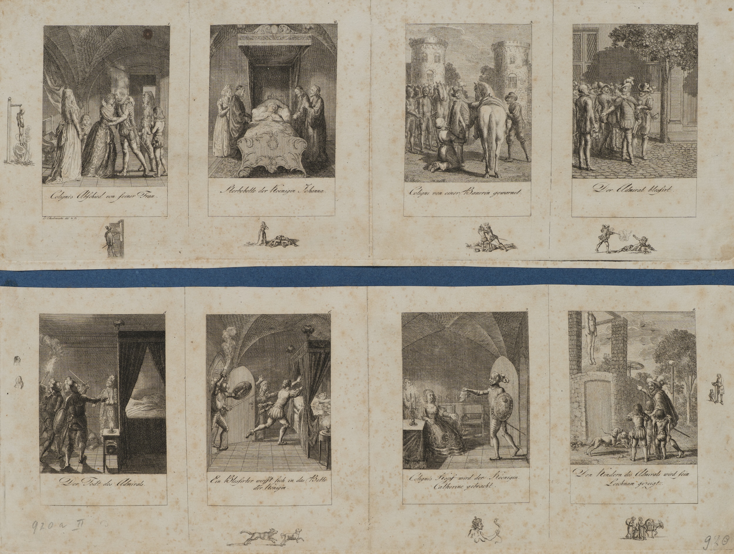 9-16. Blatt zur Geschichte der Bartholomäusnacht
