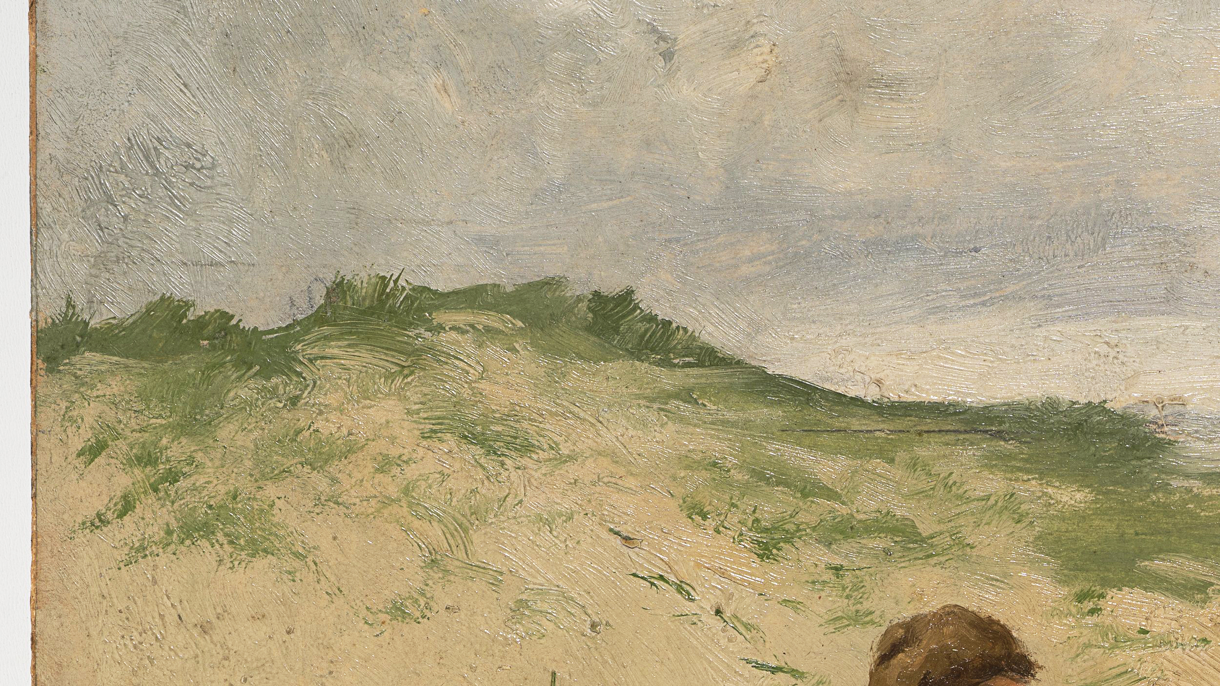 Zwei Frauen in den Dünen