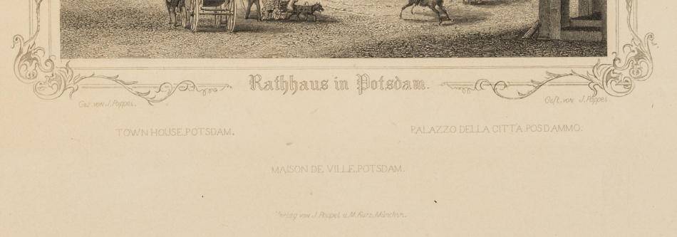 Ansicht des Rathauses in Potsdam