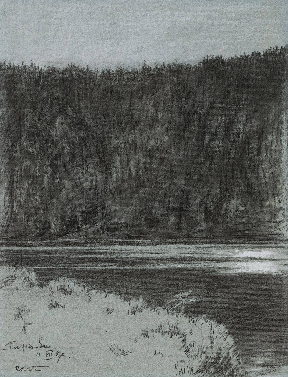 Das Ufer des Teufelssees