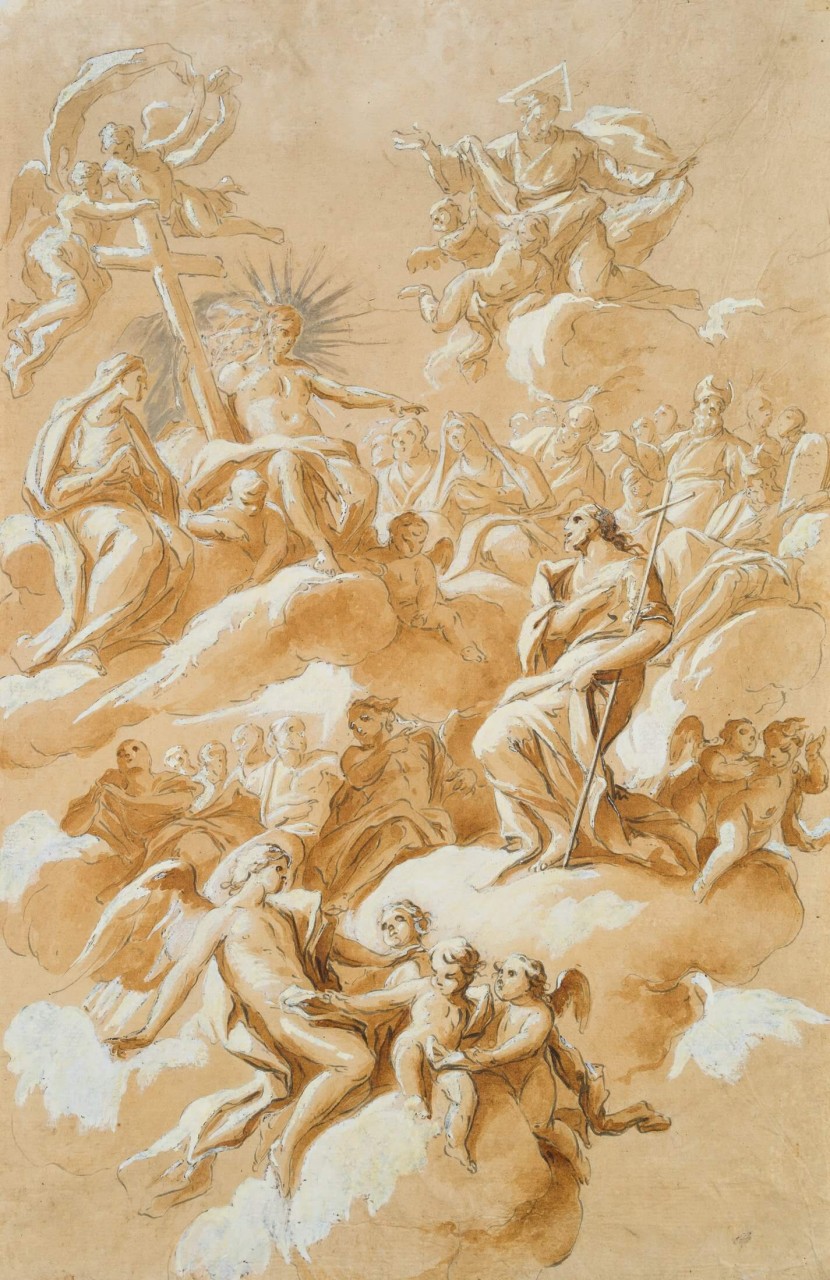 Die Aufnahme Johannes des Täufers in den Himmel