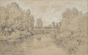 Niederung an der Nidda bei Frankfurt am Main