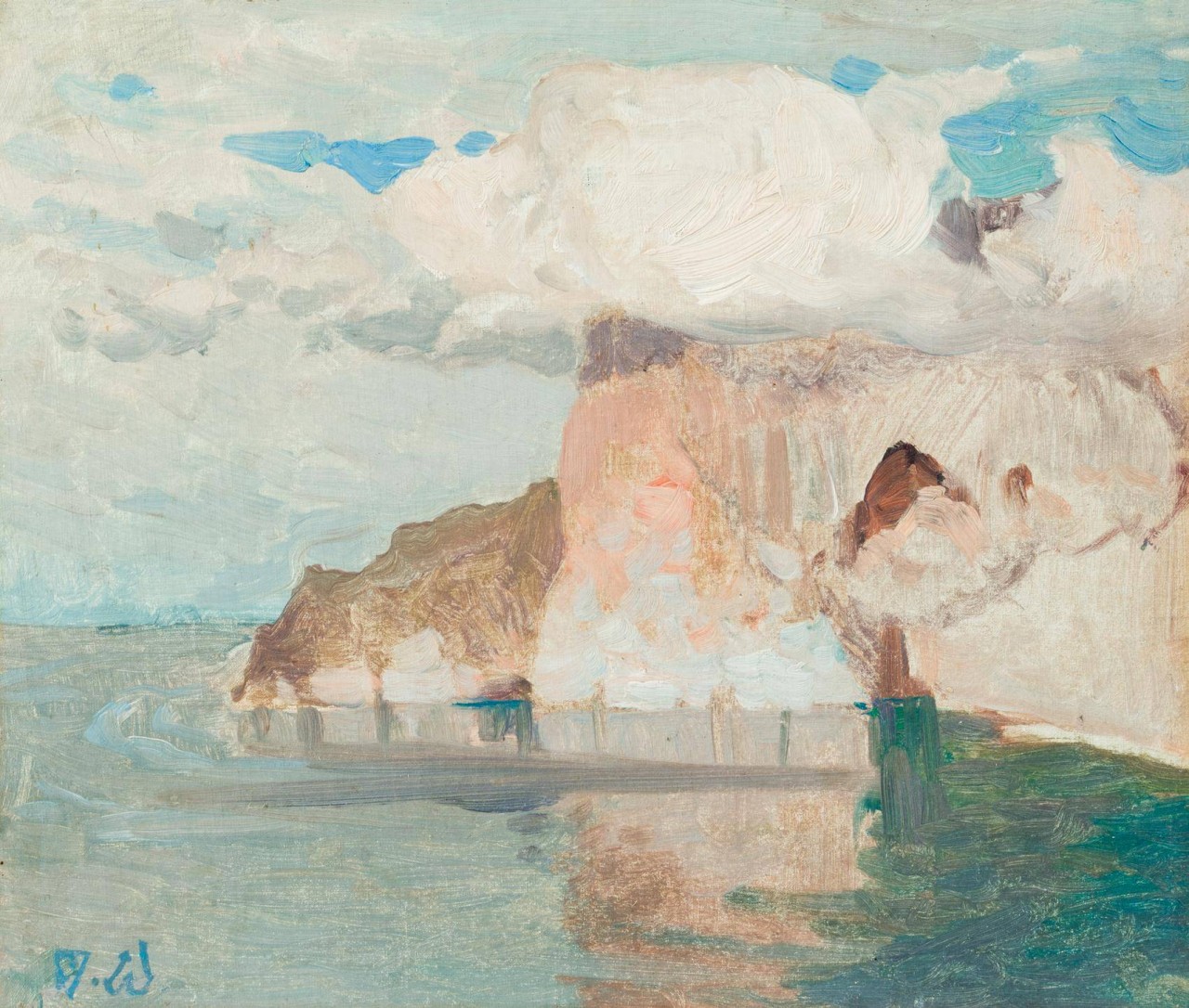 Steilküste auf Capri mit Kalksteinfelsen