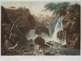 nach Claude Joseph Vernet: Die Wasserfälle von Tivoli