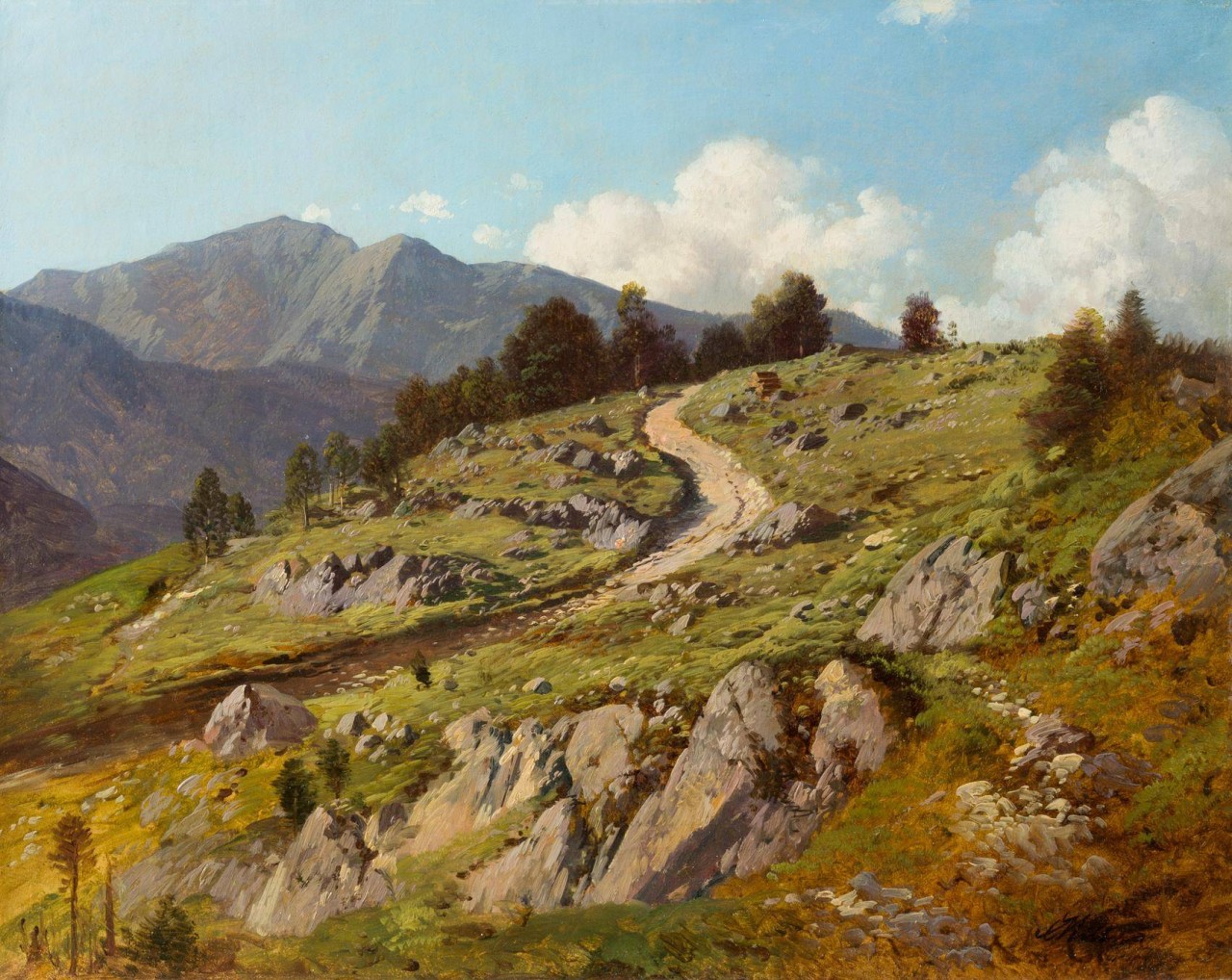 Landschaft im Gebirge