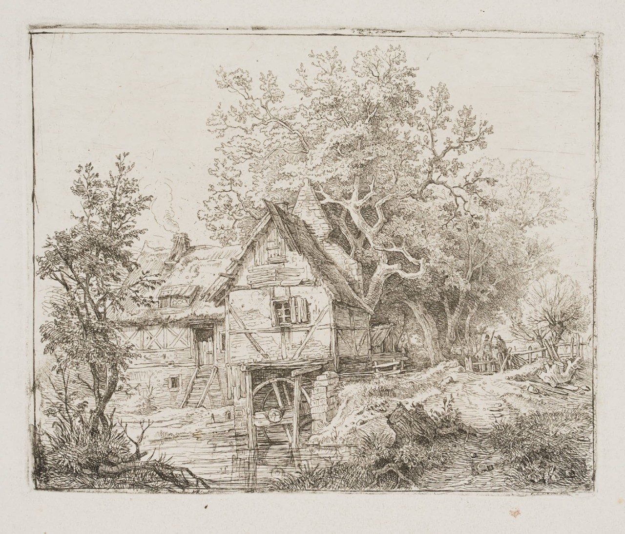 Valentins Bleiweiß-Mühle bei Dresden