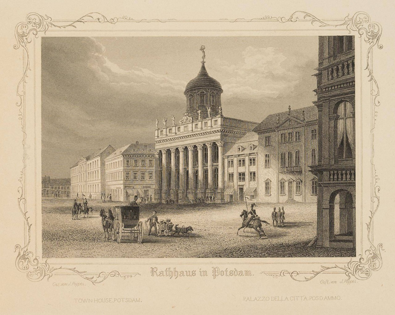 Ansicht des Rathauses in Potsdam