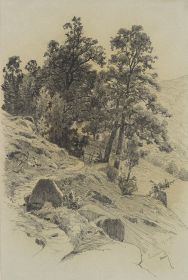 Hirtenpfad in Südtiroler Berglandschaft