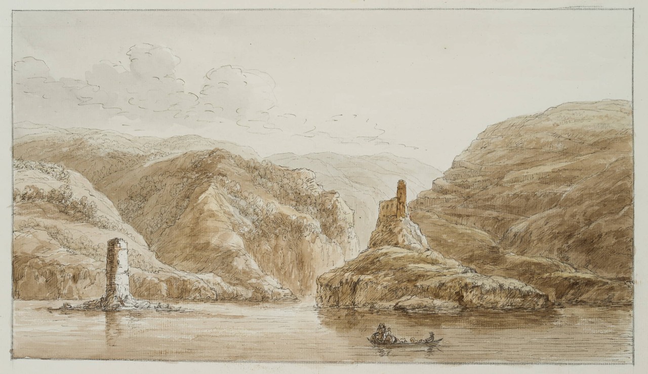 Binger Mäuseturm und Burg Ehrenfels