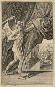 Saturnus hebt den Vorhang der Geschichte