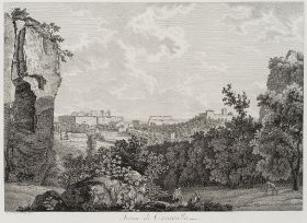 Ansicht der Caracalla-Thermen in Rom