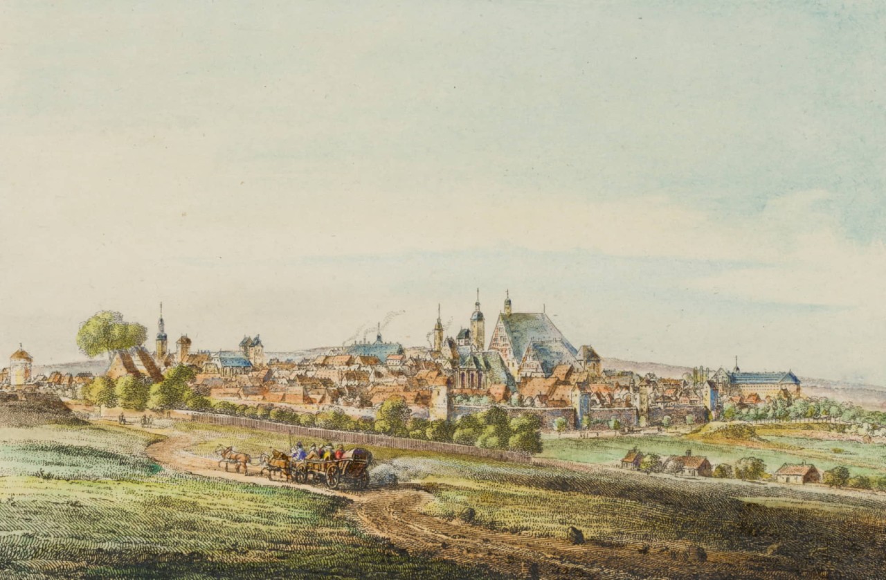 Freiberg. Stadtvedute