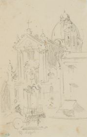 Kirchenfassade, Neapel