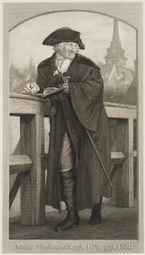 Chodowiecki auf der Jannowitzbrücke, nach Adolph von Menzel