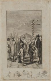 Der Dichter am Wegkreuz zur Tugend