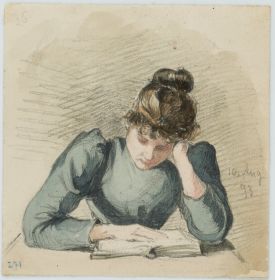 Lesende Dame