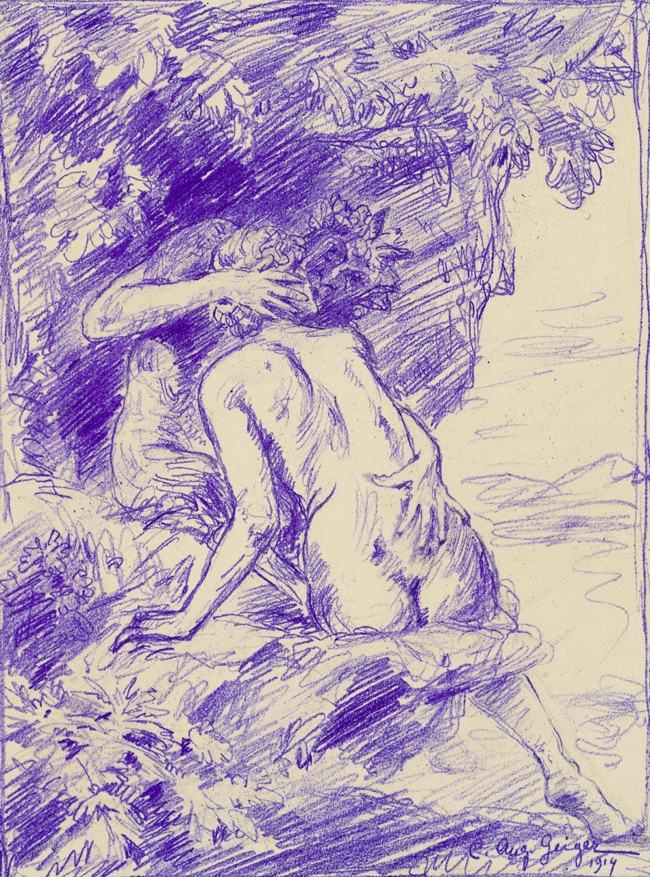 Pan und Nymphe