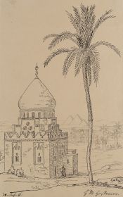 Ägypten bei der Hochebene von Gizeh