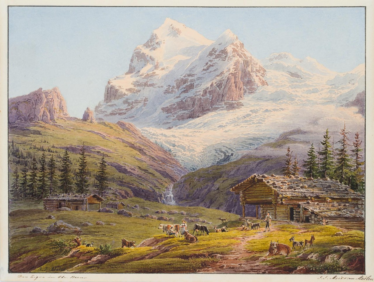 Der Eiger im Kanton Bern