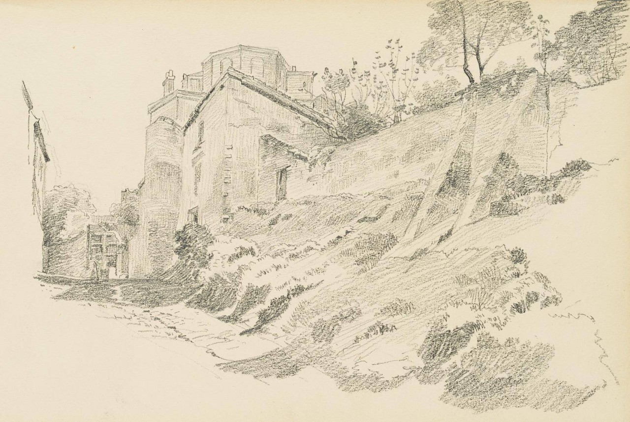 Entlang einer Stadtmauer