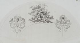 Apotheose König Friedrich's II (oder der zweite Fächer)