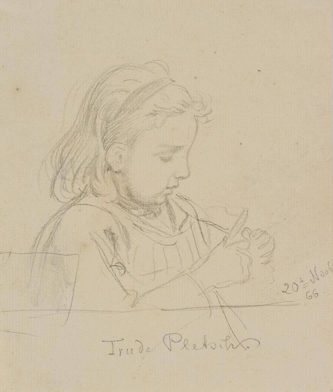 Porträt der Tochter Trude