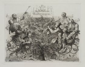Titelblatt zu "Radir Club München", Erstes Heft 1843