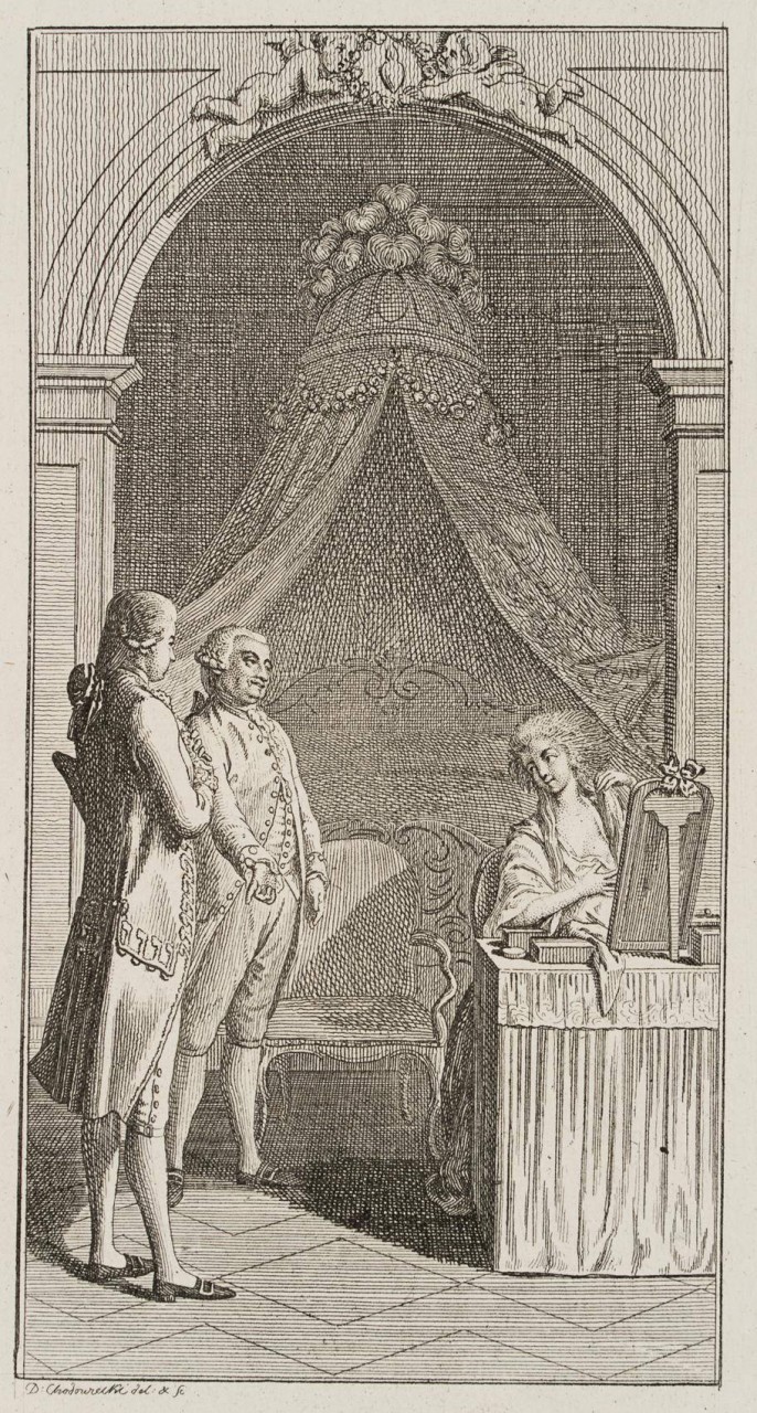 Der Marquis stellt seine Frau vor