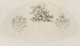Apotheose König Friedrich's II (oder der zweite Fächer)