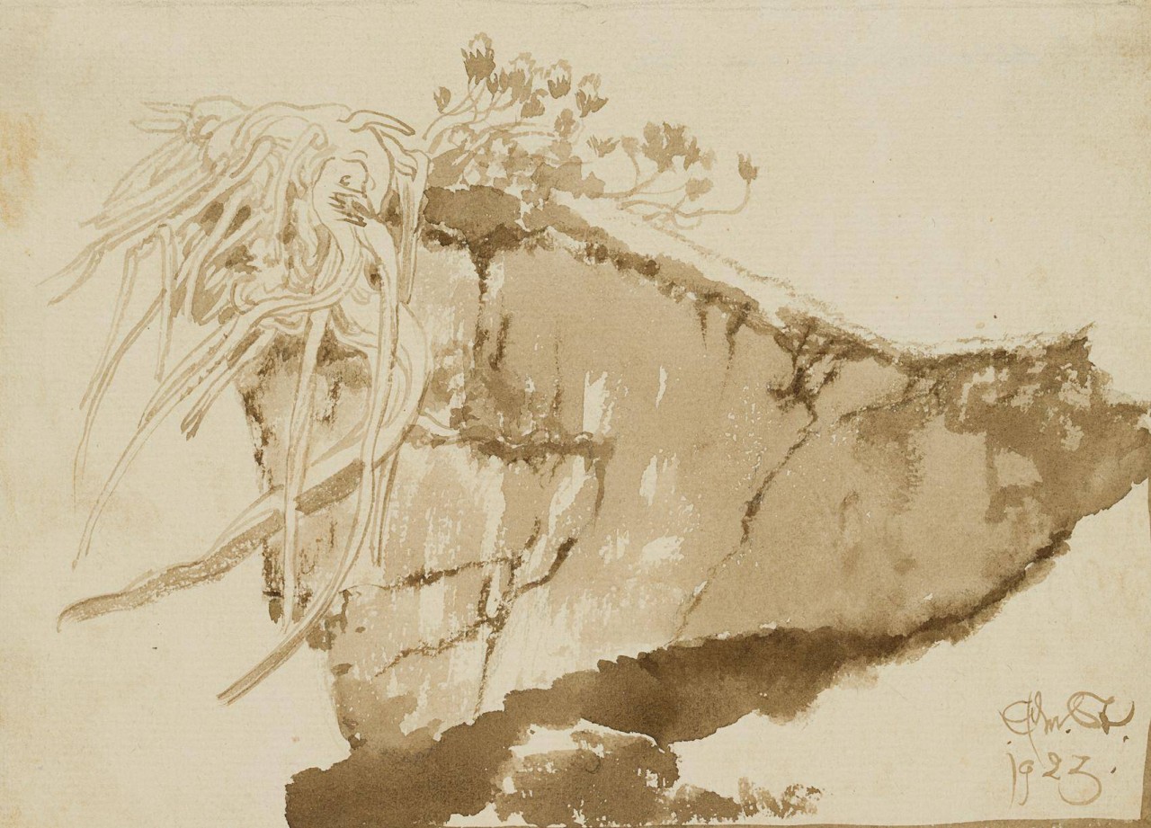 Einsamer Felsen