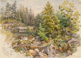 Sägewerk am Gernbach bei Raubling