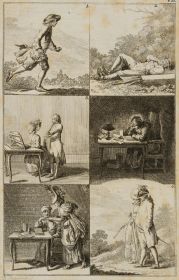 Illustration eines lateinischen Lehrbuchs