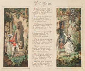 Illustriertes Gedicht des Justinus Kerner: Graf Asper
