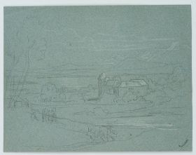 Wolkenstudie mit durchbrechendem Licht