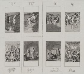 1-8. Blatt zur Geschichte der Bartholomäusnacht